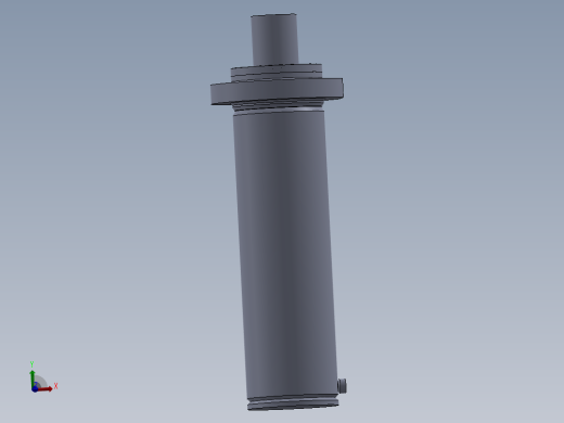 高压液压缸（带前后法兰）200x120x600毫米