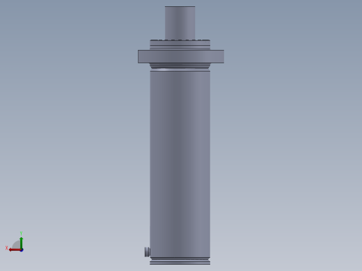 高压液压缸（带前后法兰）200x120x600毫米后视缩略图