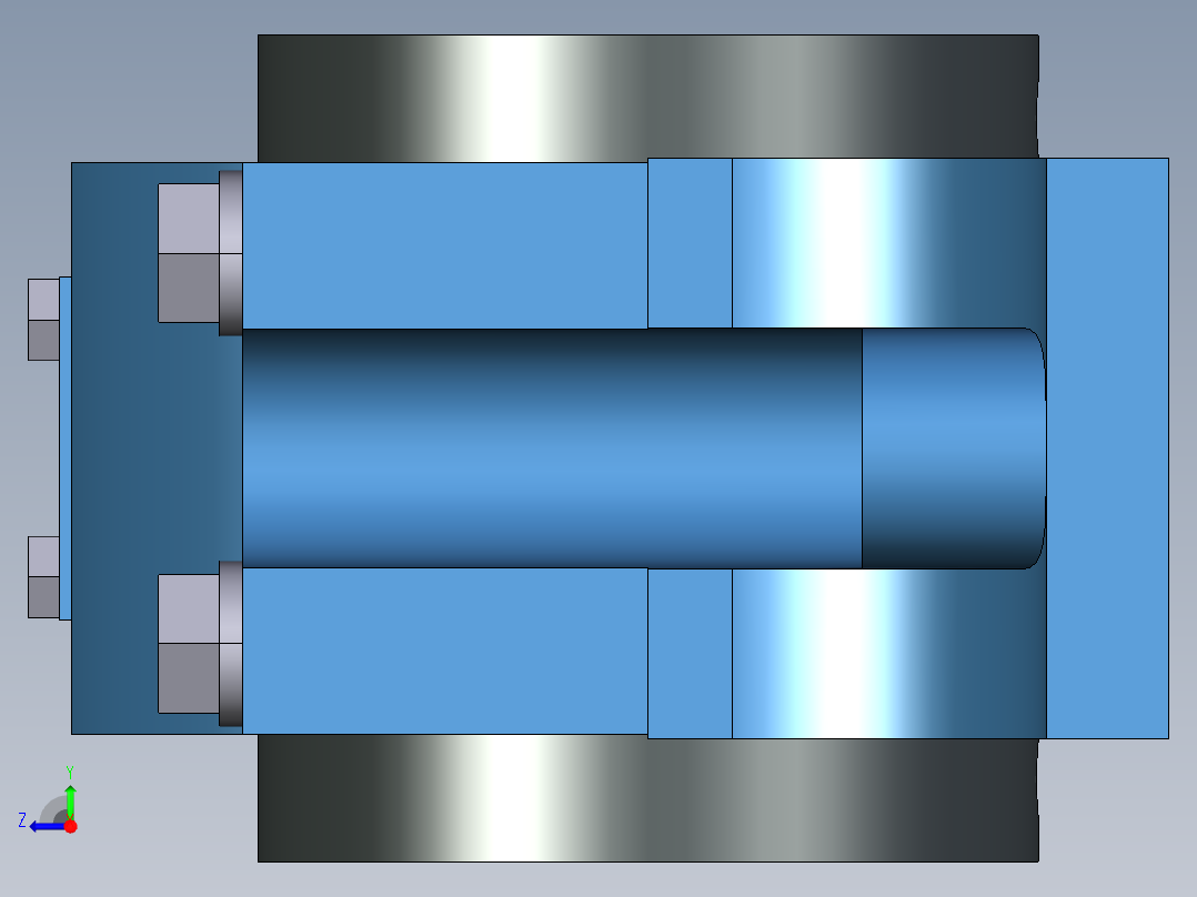 轴承支架品牌TIMKEN 40mm右视图