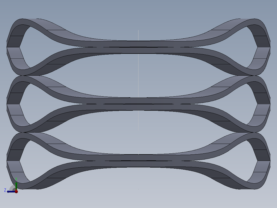 波形弹簧右视图