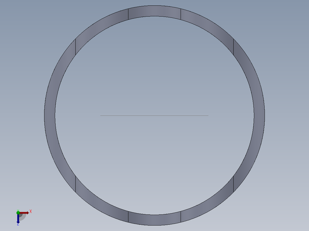 波形弹簧俯视图