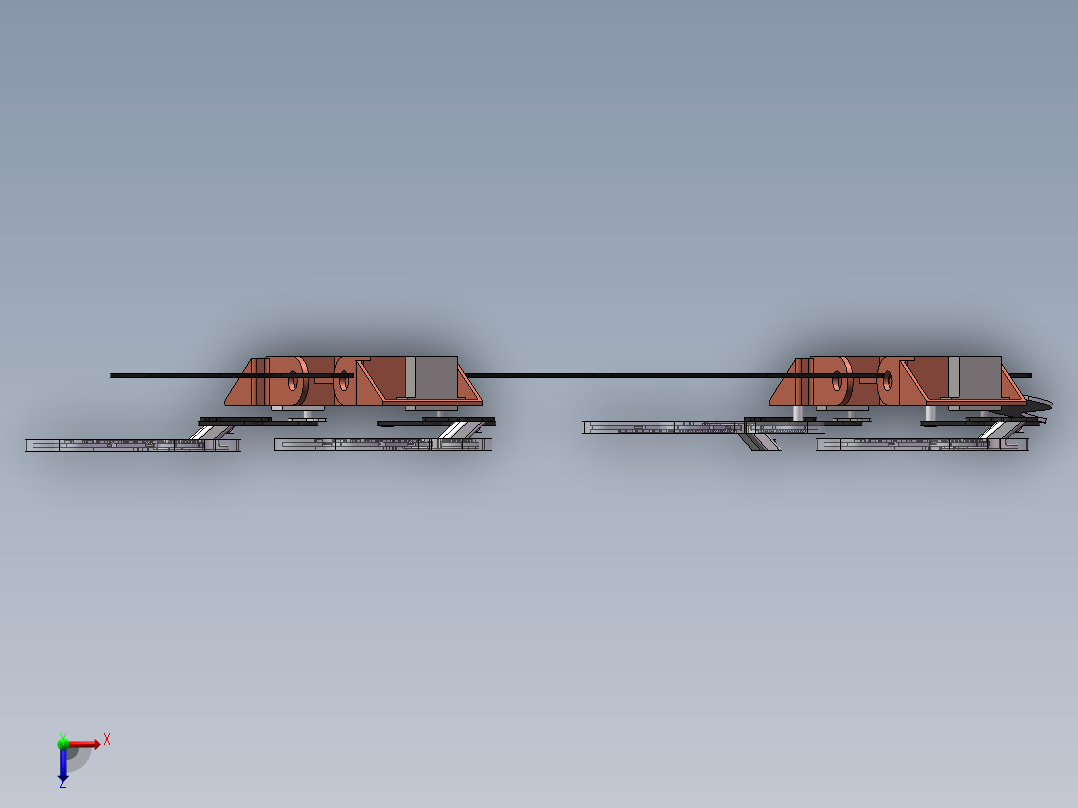 三维图壁虎1俯视图