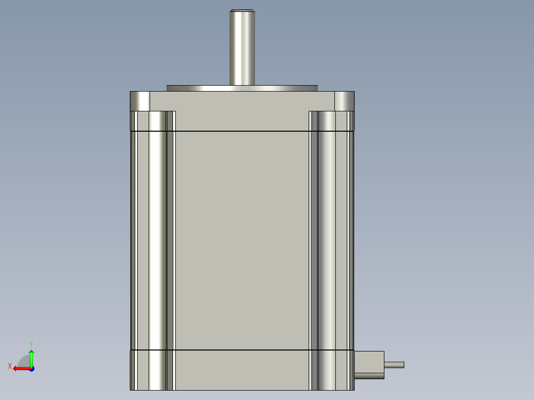 SJ-57M步进电机-9后视图