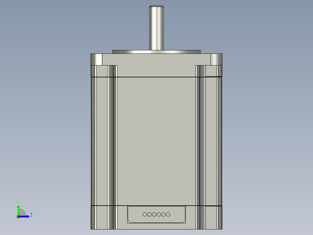 SJ-57M步进电机-9左视图
