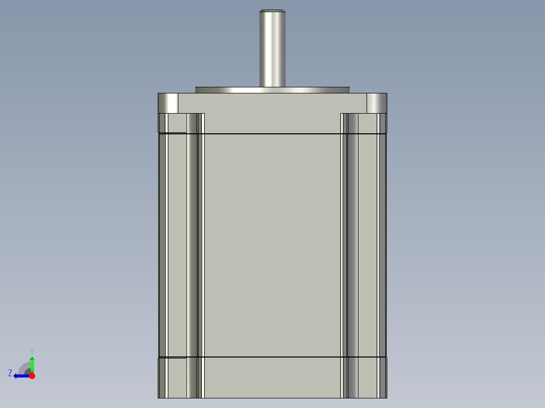 SJ-57M步进电机-9右视图