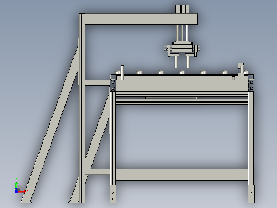 HW夹2V2滚珠台前视图