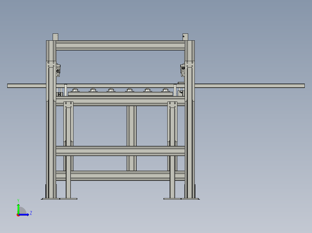 HW夹2V2滚珠台左视图