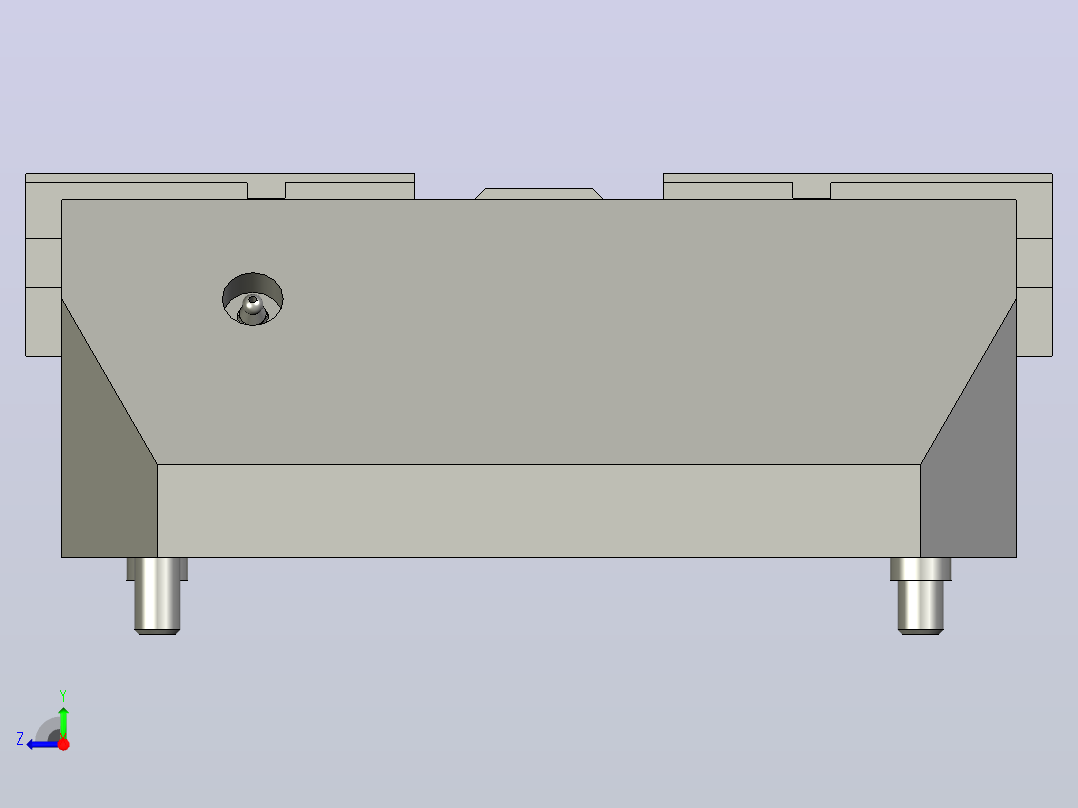 气动夹紧系统SCHUNK-0405522 KSP-LH-Z plus 250, 0右视图