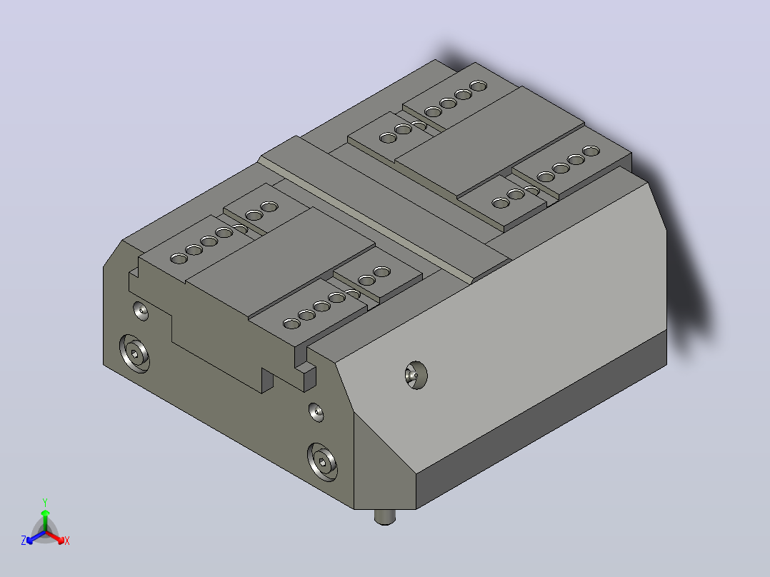 气动夹紧系统SCHUNK-0405522 KSP-LH-Z plus 250, 0正等轴测图