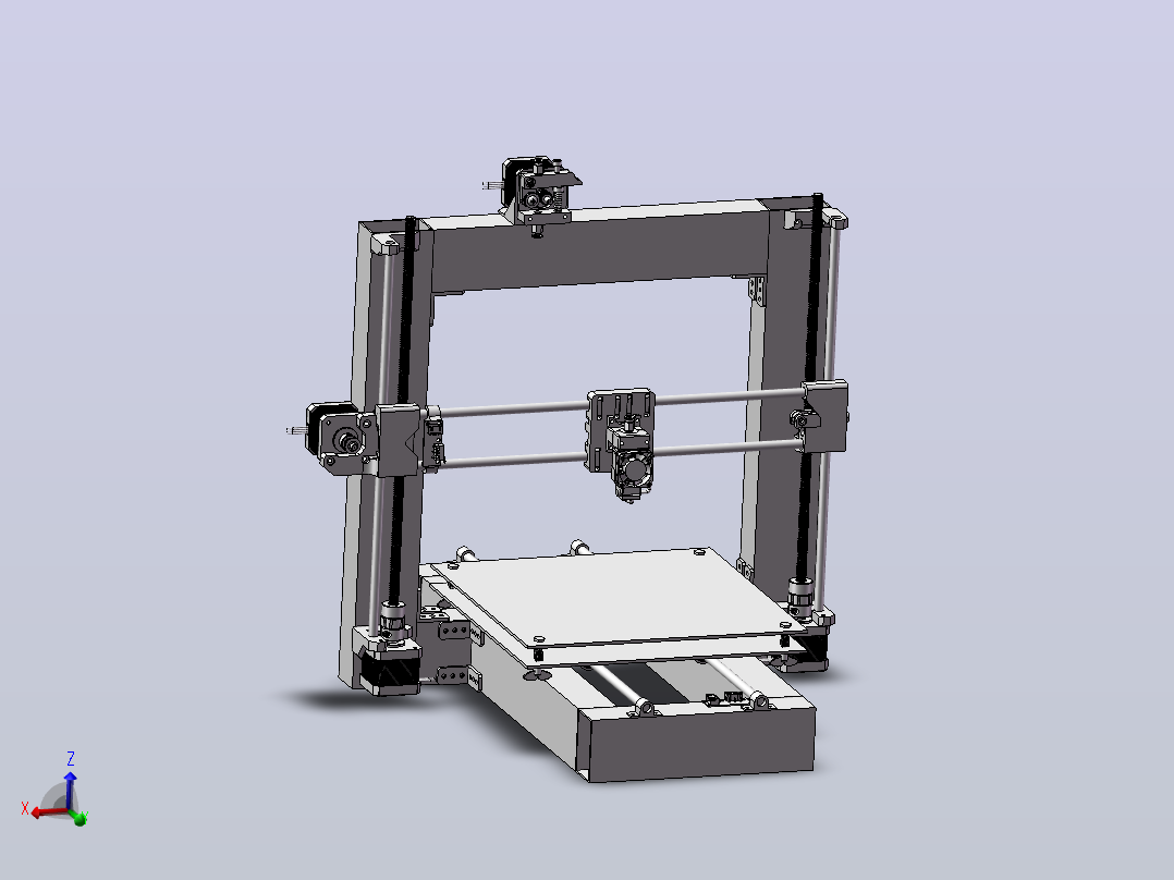 E3D-3d打印机主视图