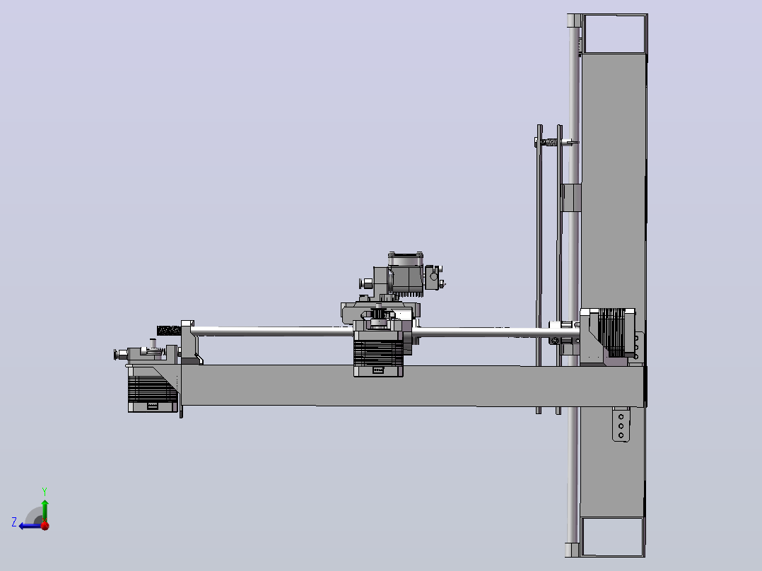 E3D-3d打印机右视图