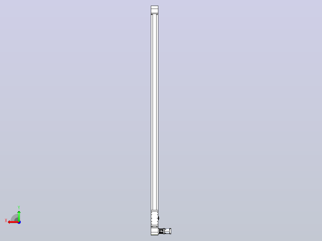 带式直线轴半闭式TPA-ONB-120-256-L3150-DR-J90-N3后视图
