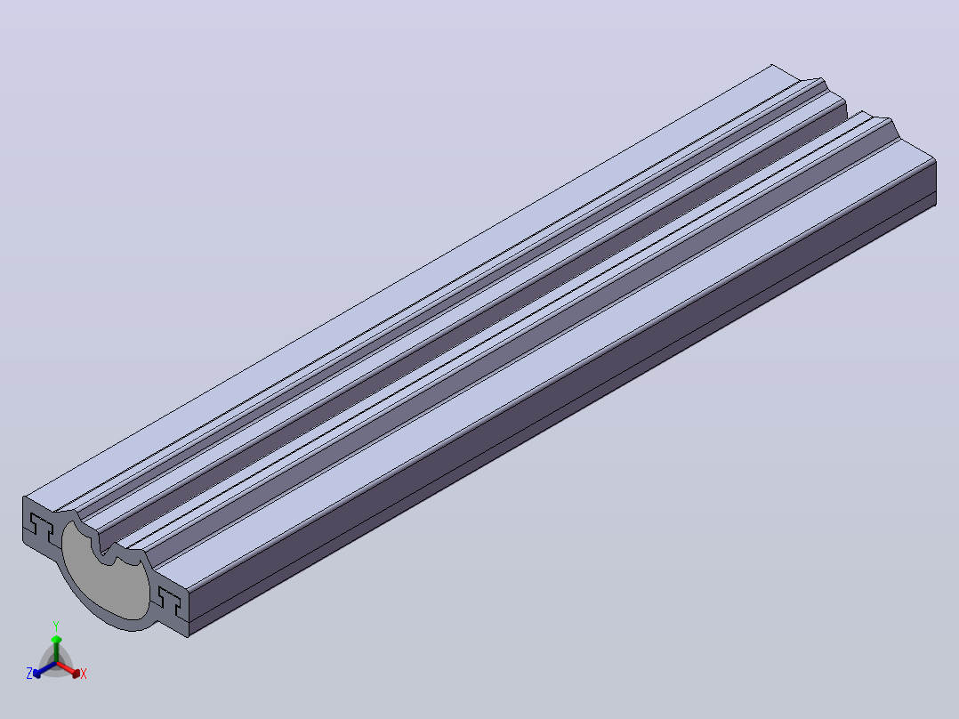 一种滴胶模具硅胶模具正等轴测图