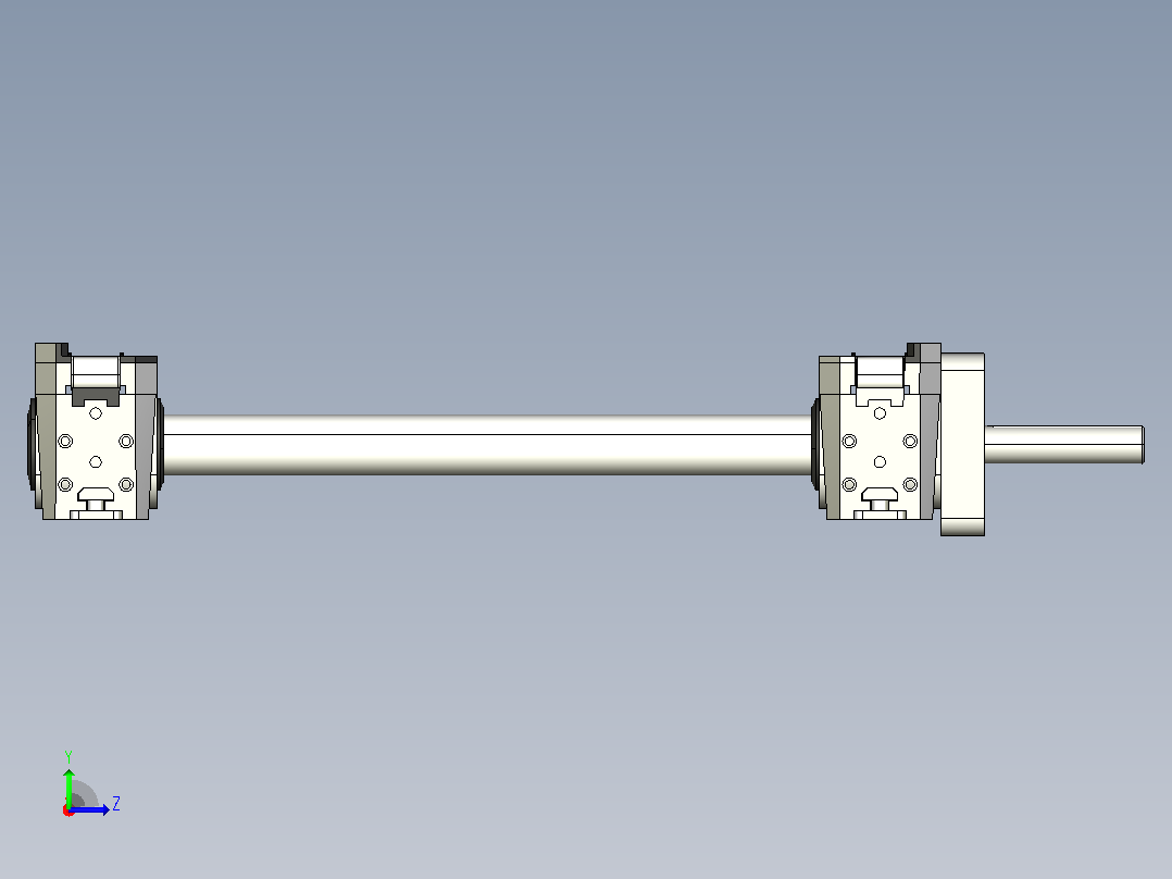 MK1TL-100GF-W480-C1齿形带头部双驱动左视图