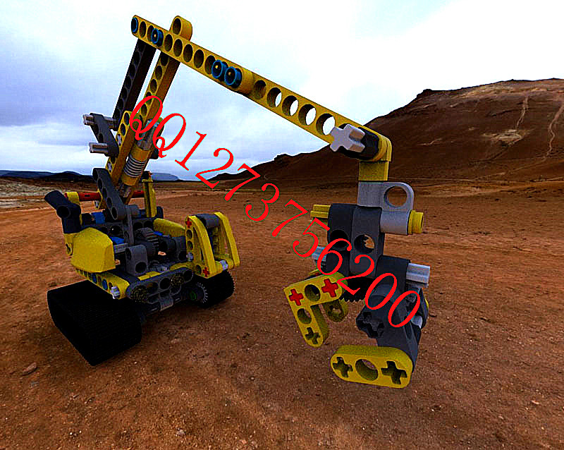 乐高技术挖掘机3D模型