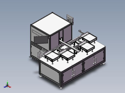 自动筛选机正等轴测缩略图