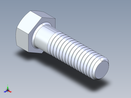 UNC 六角螺栓-Hex Bolt 0.375-16 x 1.25