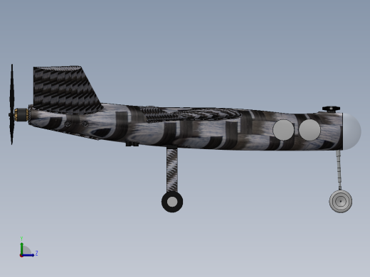 固定翼无人机左视缩略图