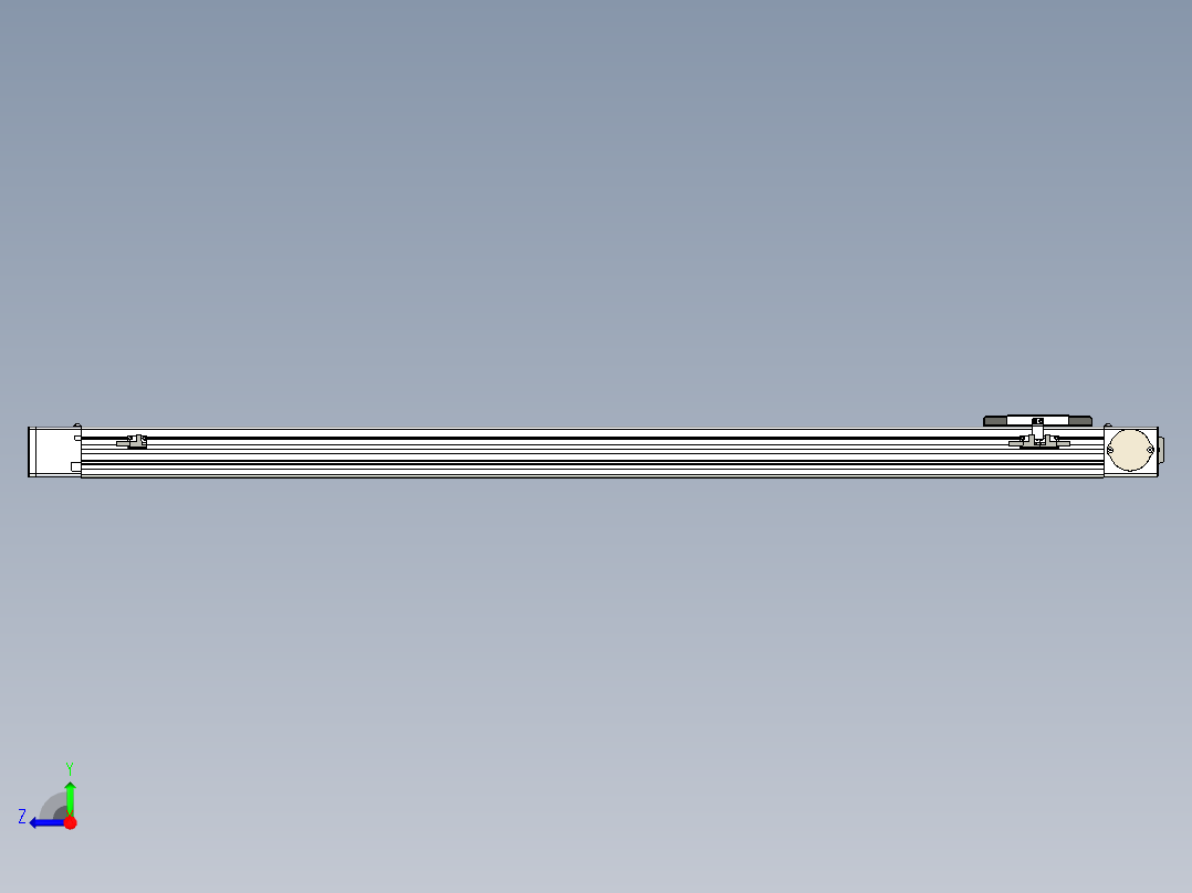 同步带滑台-欧规BC6-L120-S1150-L-P40-D3右视图