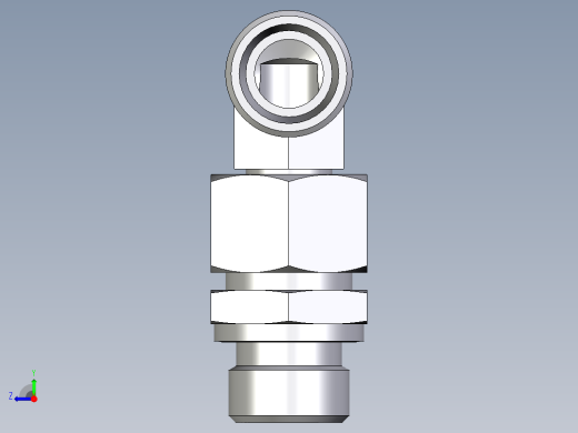 卡套式工业通用硬管接头EO_Assembled_adjustable_standpipe_elbow_EVW15LROMD71右视缩略图