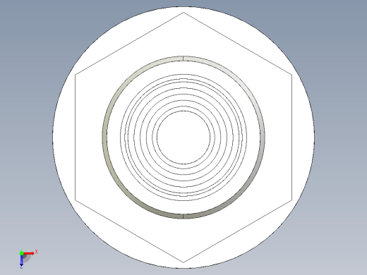 基恩士EV-118U_kc图纸模型俯视缩略图