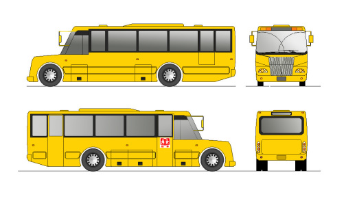 专业校车车身总布置设计424997缩略图