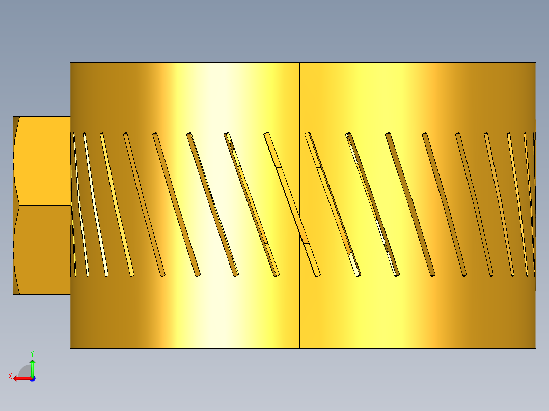 倒齿式工业管接头Stainless Steel Worm Drive Clamp 97HC-8后视图