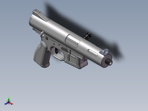 斯登手枪全新版本正等轴测缩略图