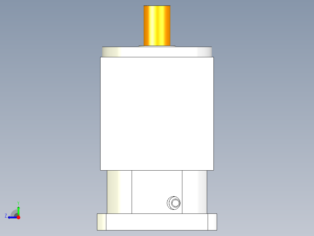 换向器PW170垂直输出-1 35-114.3-200-M12.stp右视图