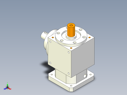 换向器PW170垂直输出-1 35-114.3-200-M12.stp正等轴测缩略图