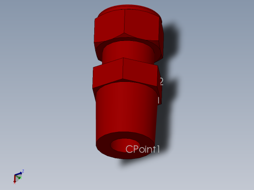 solidworks-lok male connector