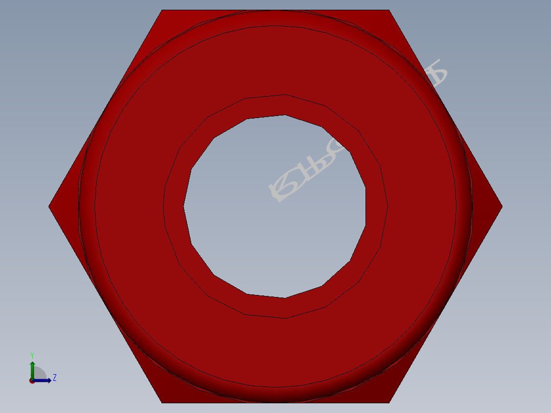 solidworks-lok male connector左视图