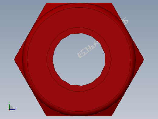 solidworks-lok male connector左视缩略图