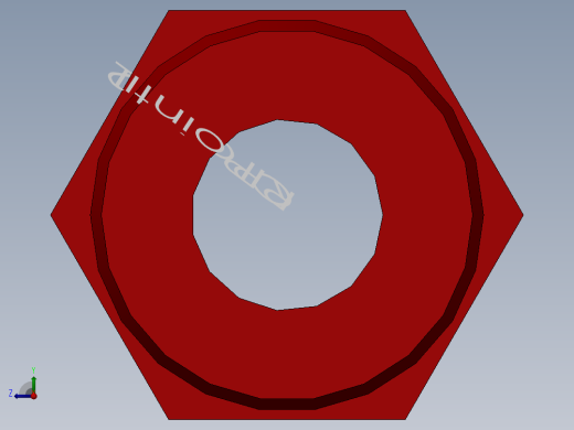 solidworks-lok male connector右视缩略图