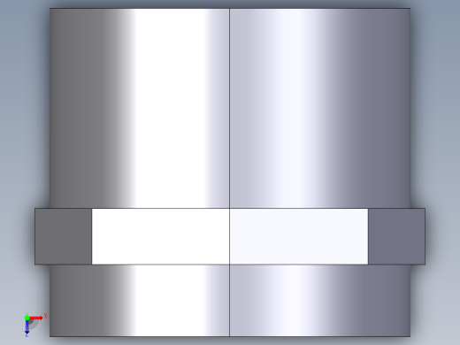 8DIFV(B) 用溶剂焊接插座DF双适配器，溶剂焊接插口DM和BSP螺纹母端R俯视缩略图