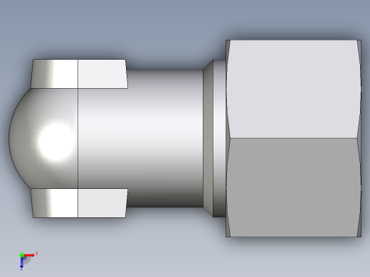 卡套式工业通用硬管接头EO_Weld_elbown_WAS16S俯视缩略图