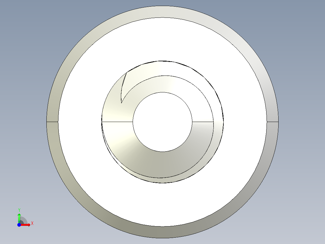 M2 x 0.4mm Thread 20mm LONG SOCKET HEAD CAP SCREW.IGS前视图