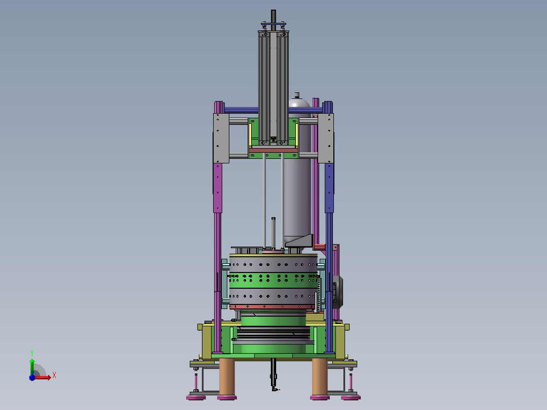 电机非标组装机前视图