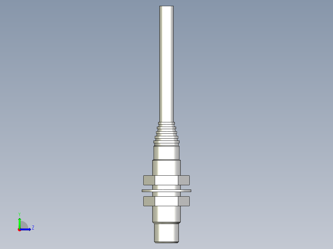 基恩士EV-112U_kc图纸模型左视图