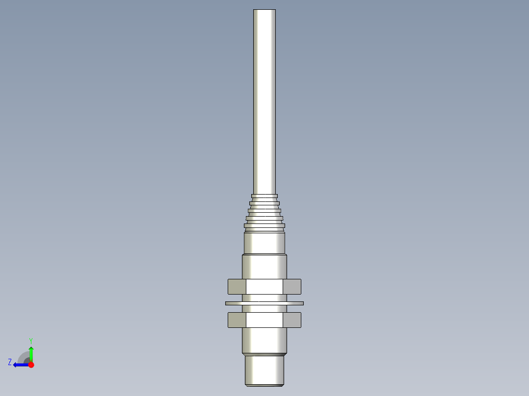 基恩士EV-112U_kc图纸模型右视图