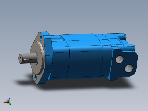 伊顿2K-395摆线液压马达平键标准轴