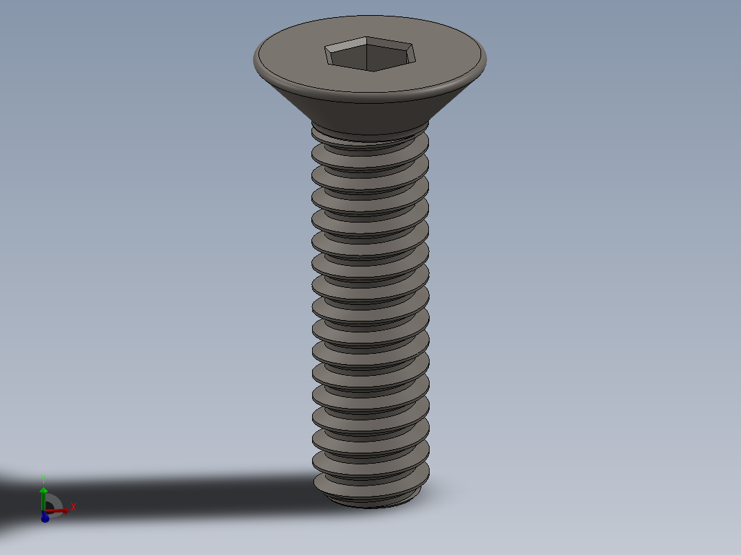 Screw_ISO_10642_M2x8_A2.SLDPRT主视图