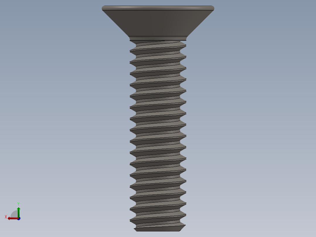 Screw_ISO_10642_M2x8_A2.SLDPRT后视图