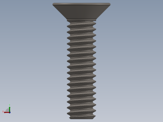 Screw_ISO_10642_M2x8_A2.SLDPRT后视缩略图