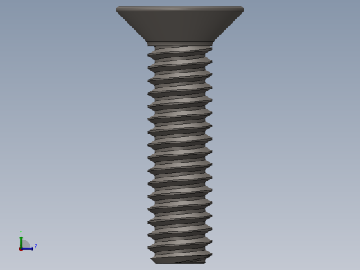 Screw_ISO_10642_M2x8_A2.SLDPRT左视缩略图