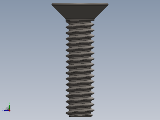 Screw_ISO_10642_M2x8_A2.SLDPRT右视缩略图