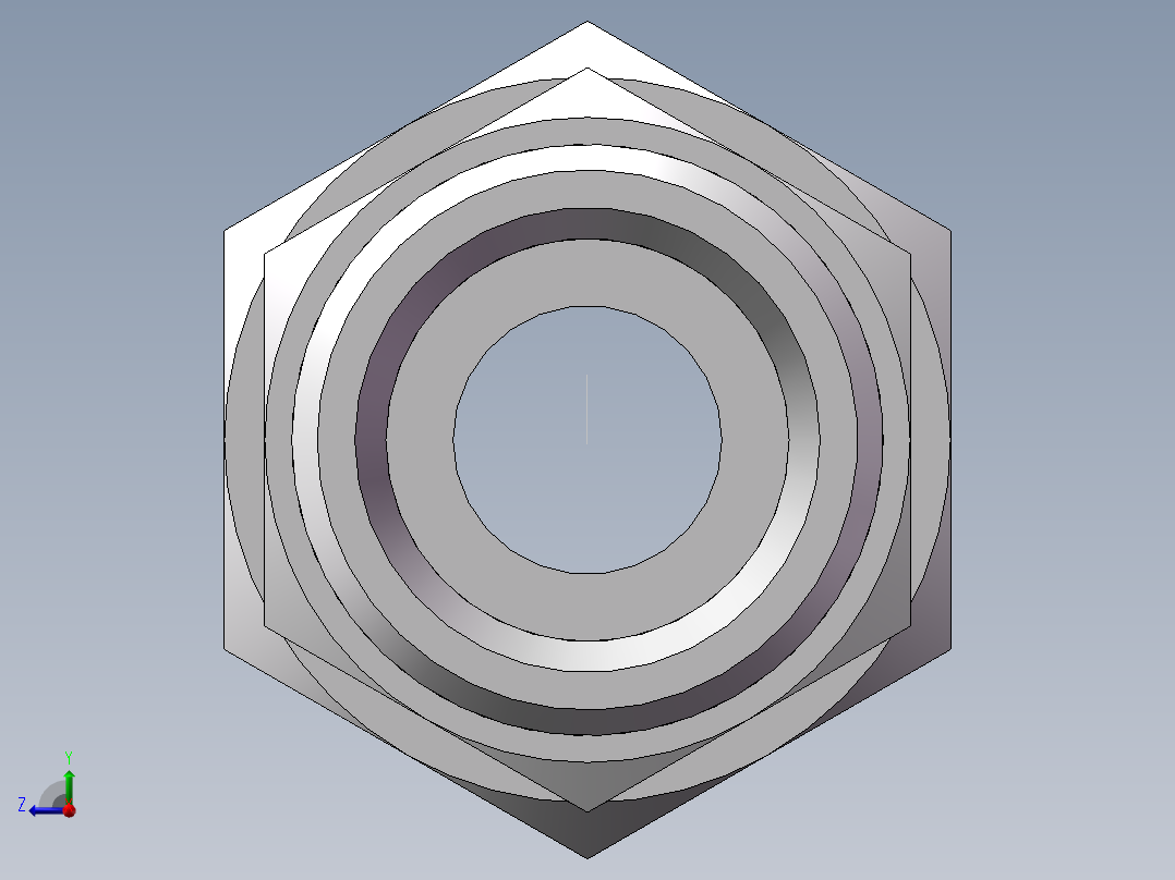 直通同径度接头、2C-22右视图