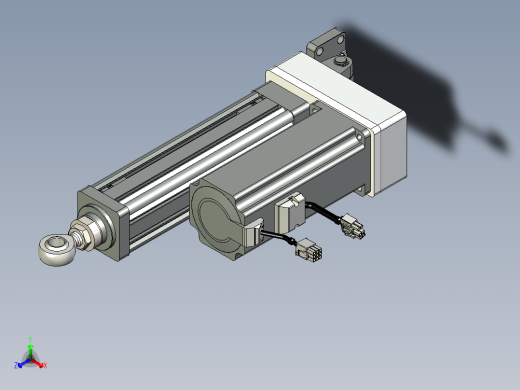 伺服电缸-220488正等轴测缩略图
