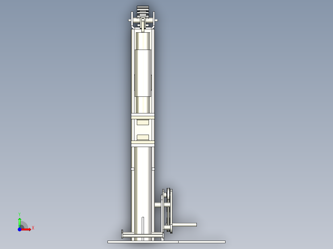B3003413-自制动力锤前视图