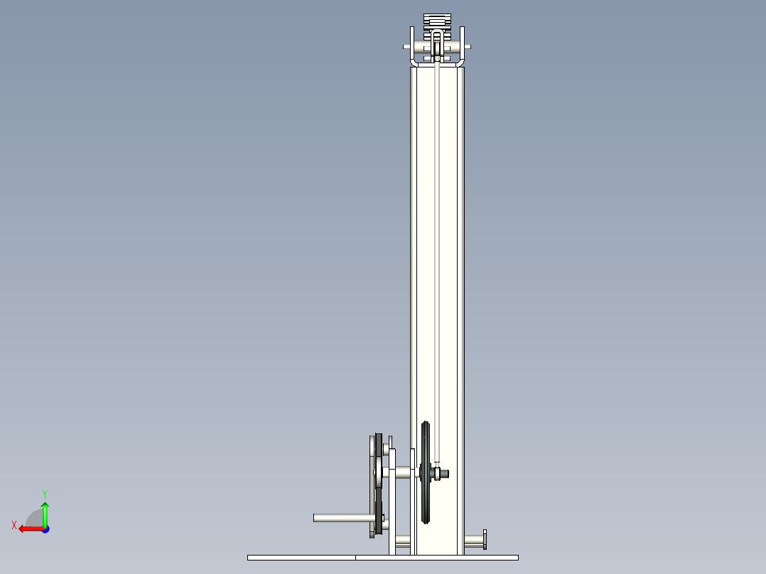 B3003413-自制动力锤后视图